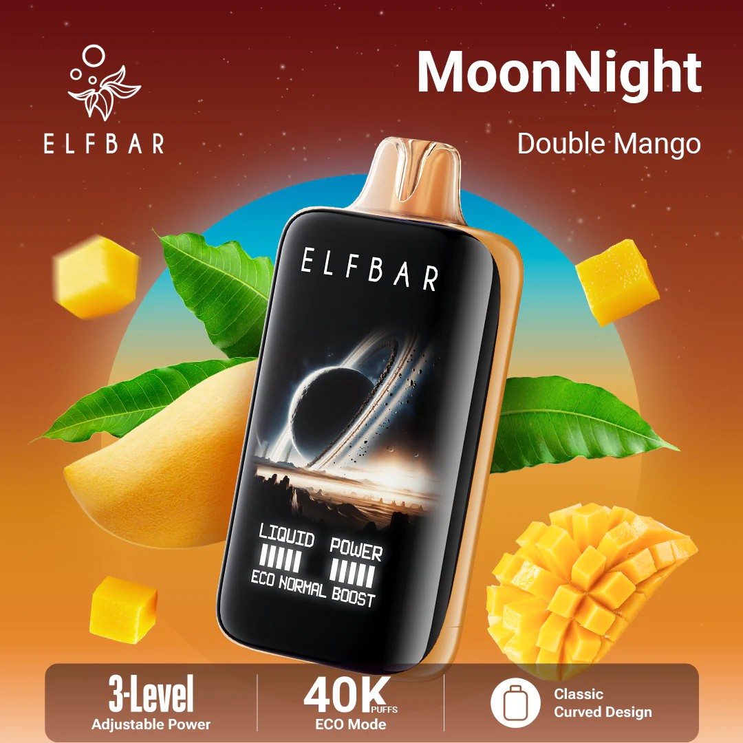 Wegwerp E Sigaret Elf Bar MoonNight 40000 Puffs Vape