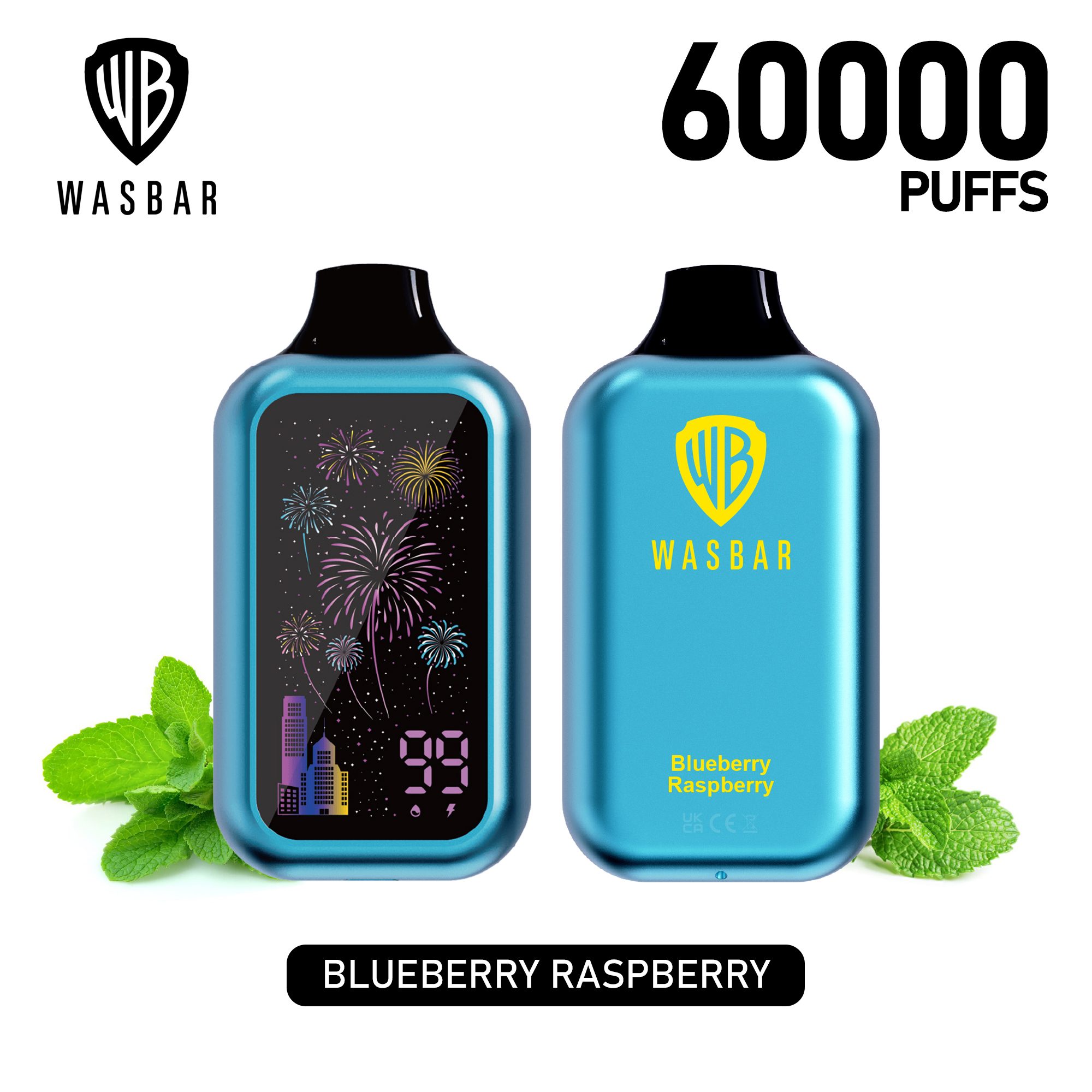 Wegwerp E Sigaret Wasbar 60000 Puffs Vape