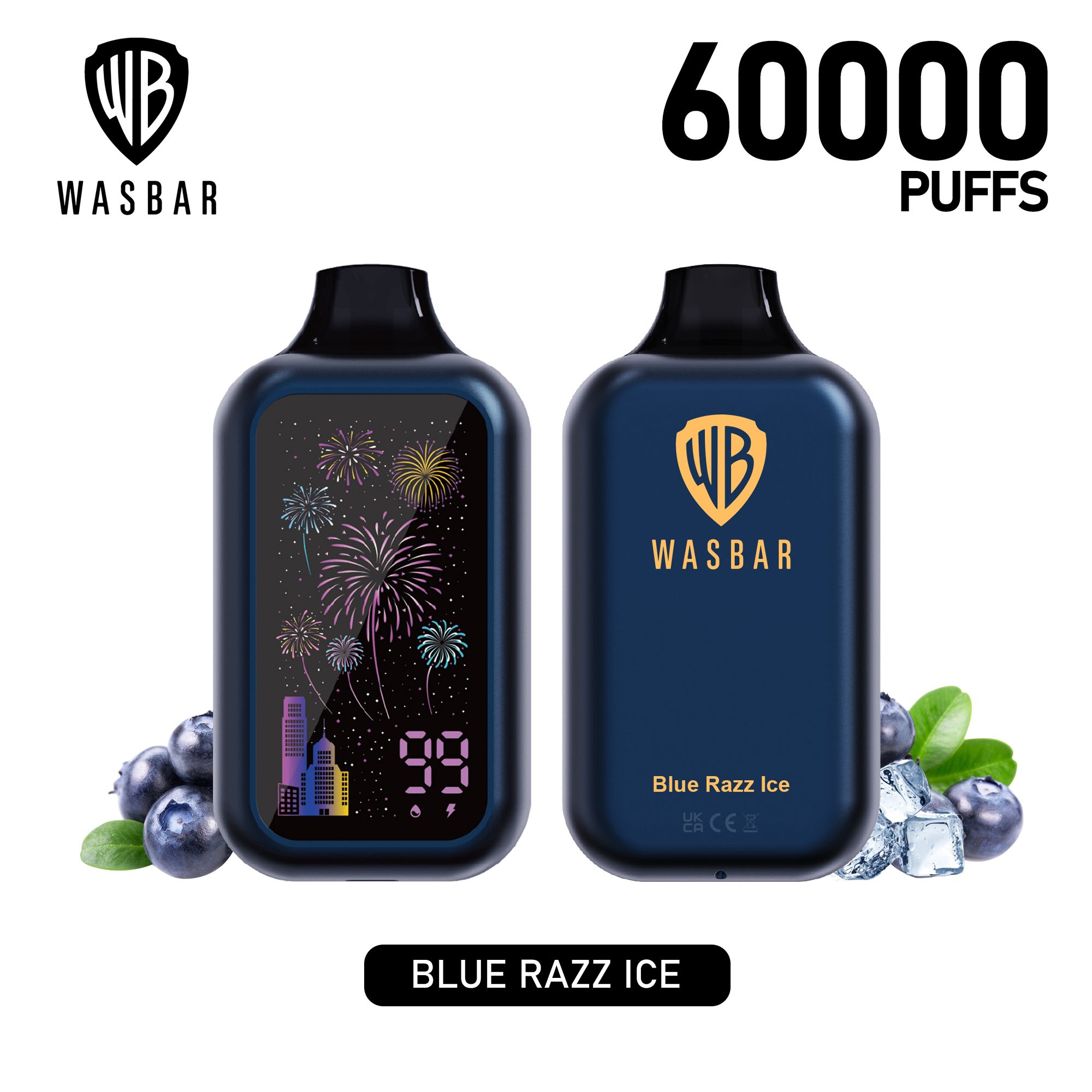 Wegwerp E Sigaret Wasbar 60000 Puffs Vape