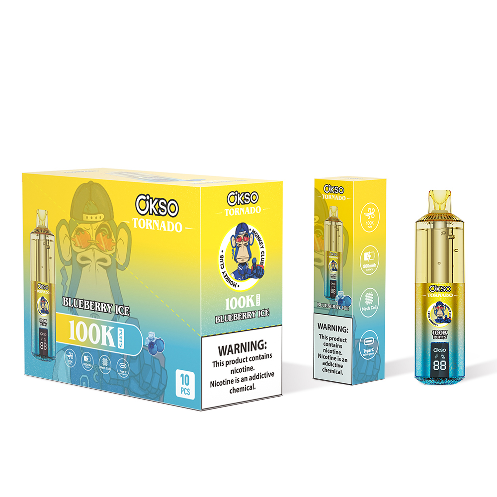 Wegwerp E Sigaret OKSO Tornado 100K Puffs Vape