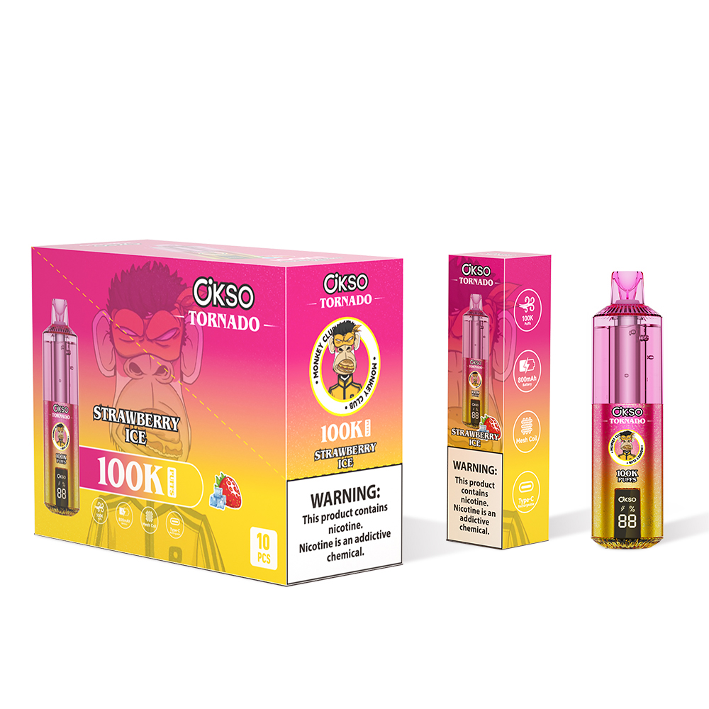 Wegwerp E Sigaret OKSO Tornado 100K Puffs Vape