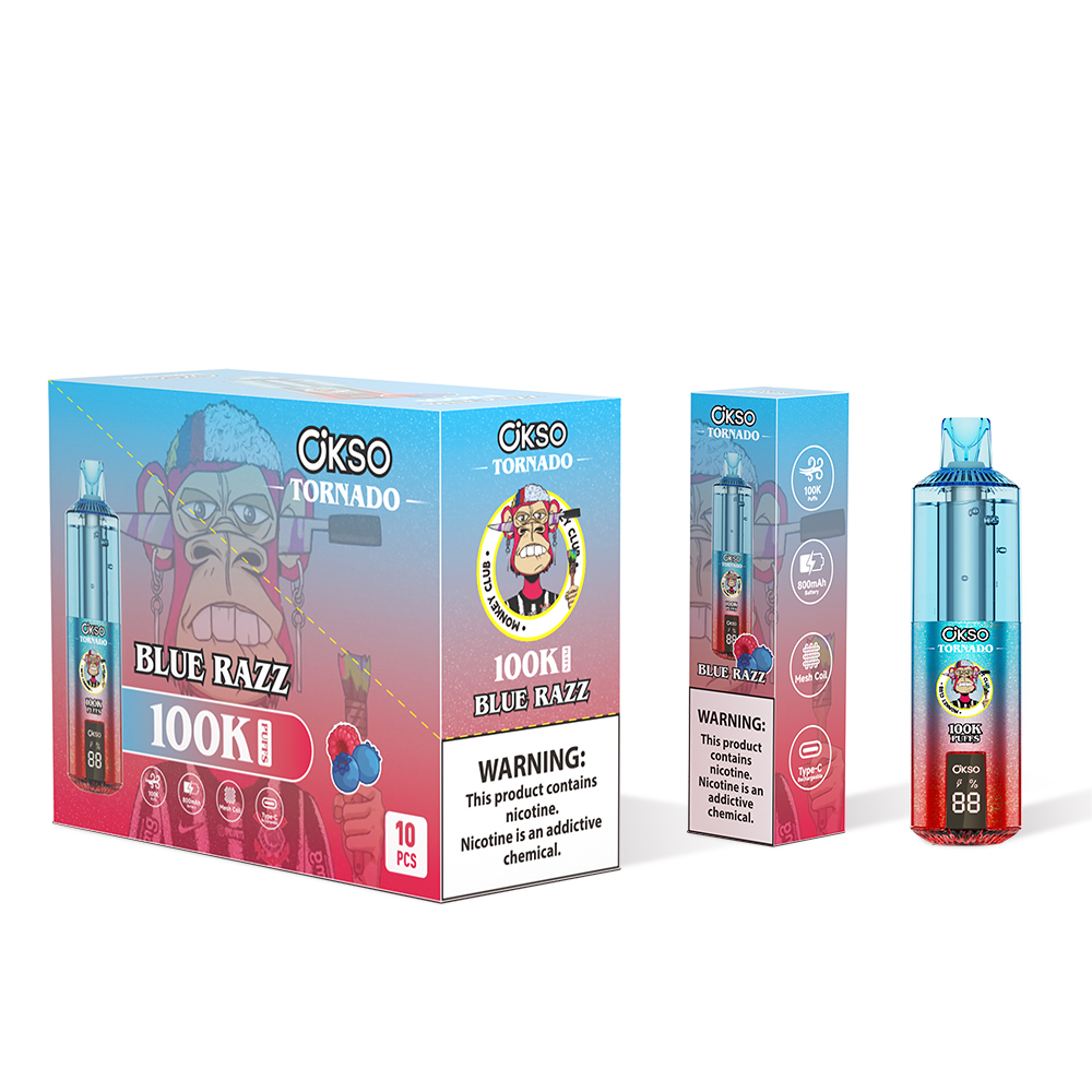 Wegwerp E Sigaret OKSO Tornado 100K Puffs Vape