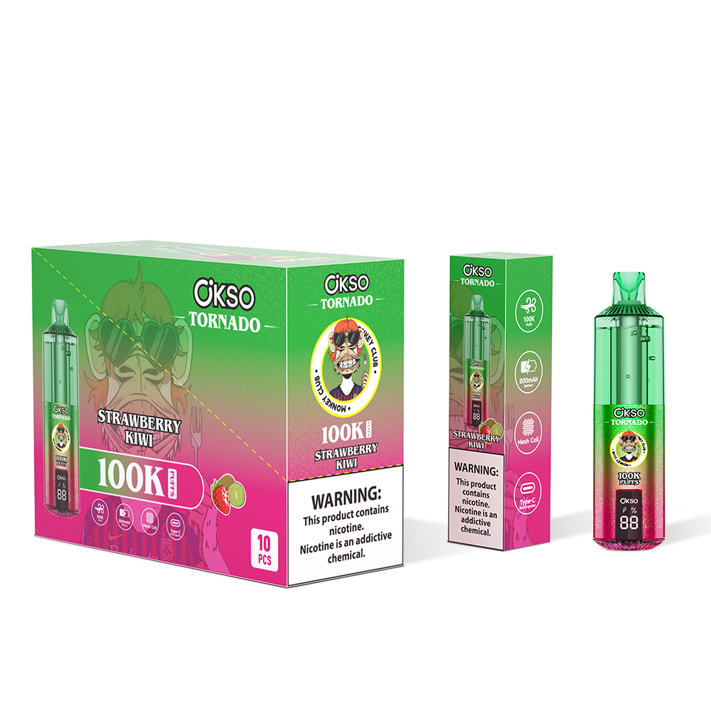 Wegwerp E Sigaret OKSO Tornado 100K Puffs Vape