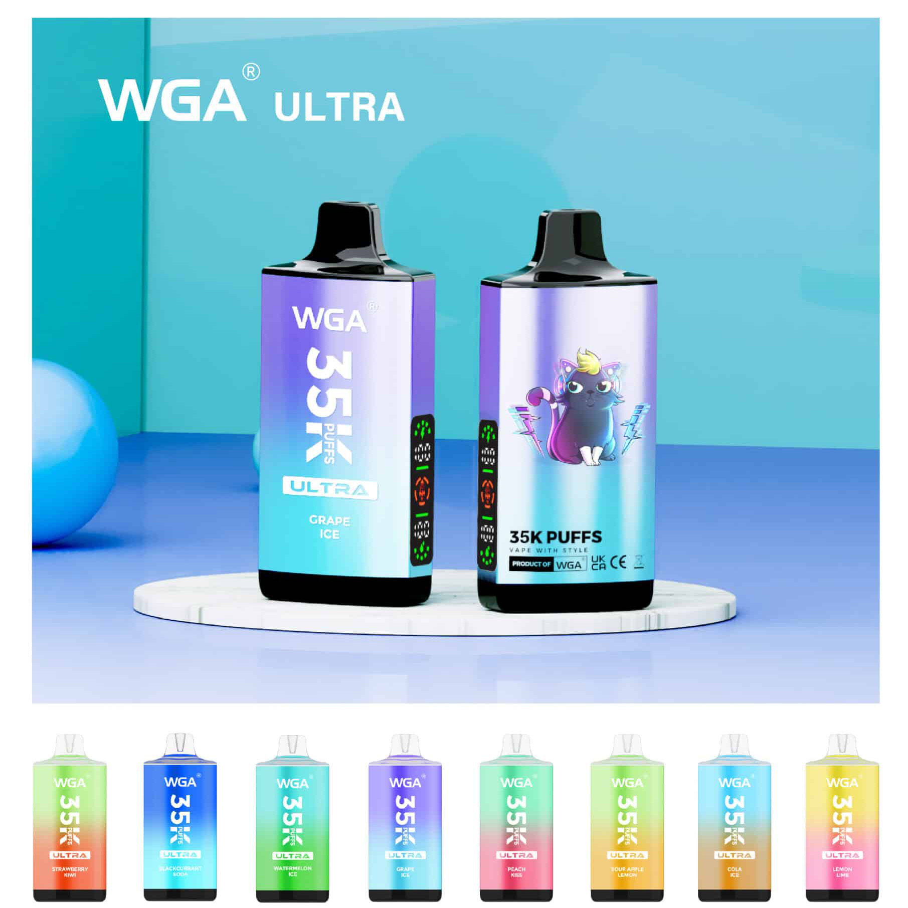 Wegwerp E Sigaret WGA Ultra 35000 Puffs Vape