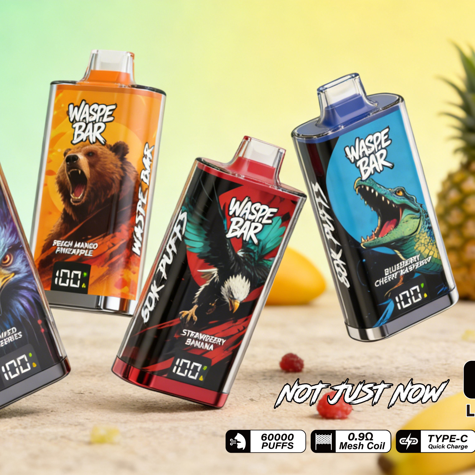 Wegwerp E Sigaret Waspe Bar 60K Puffs Vape