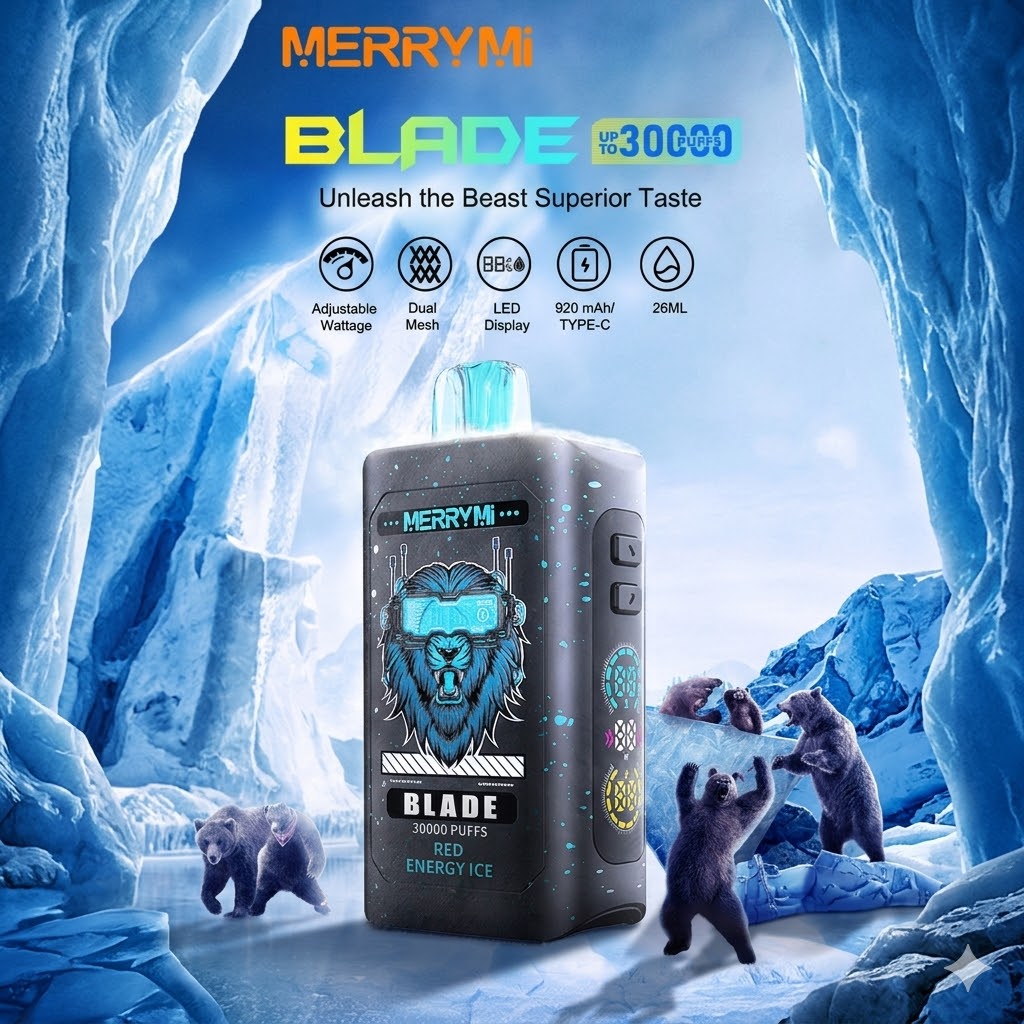 Wegwerp E Sigaret Merrymi Blade 30000 Puffs Vape