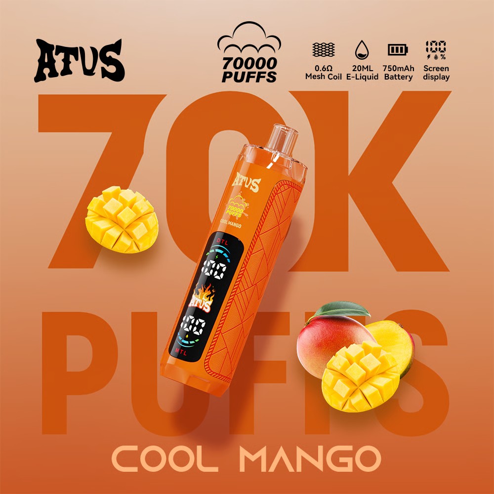 Wegwerp E Sigaret ATVS 70000 Puffs Vape
