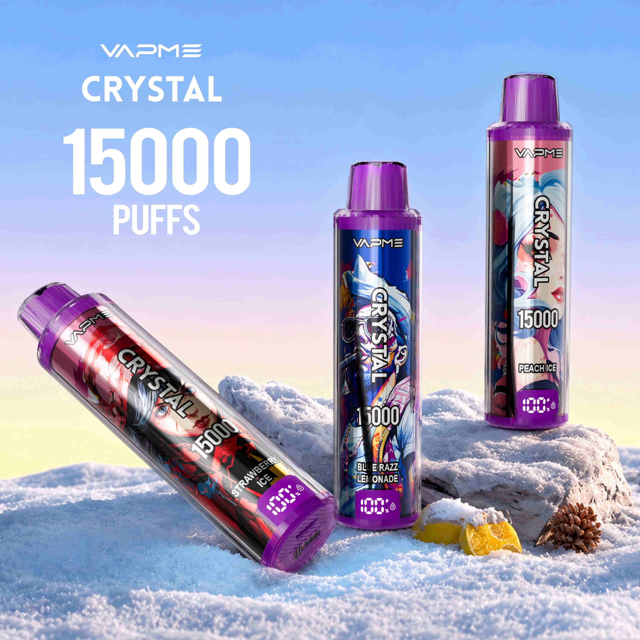 Wegwerp E Sigaret Vapme Crystal 15000 Puffs Vape